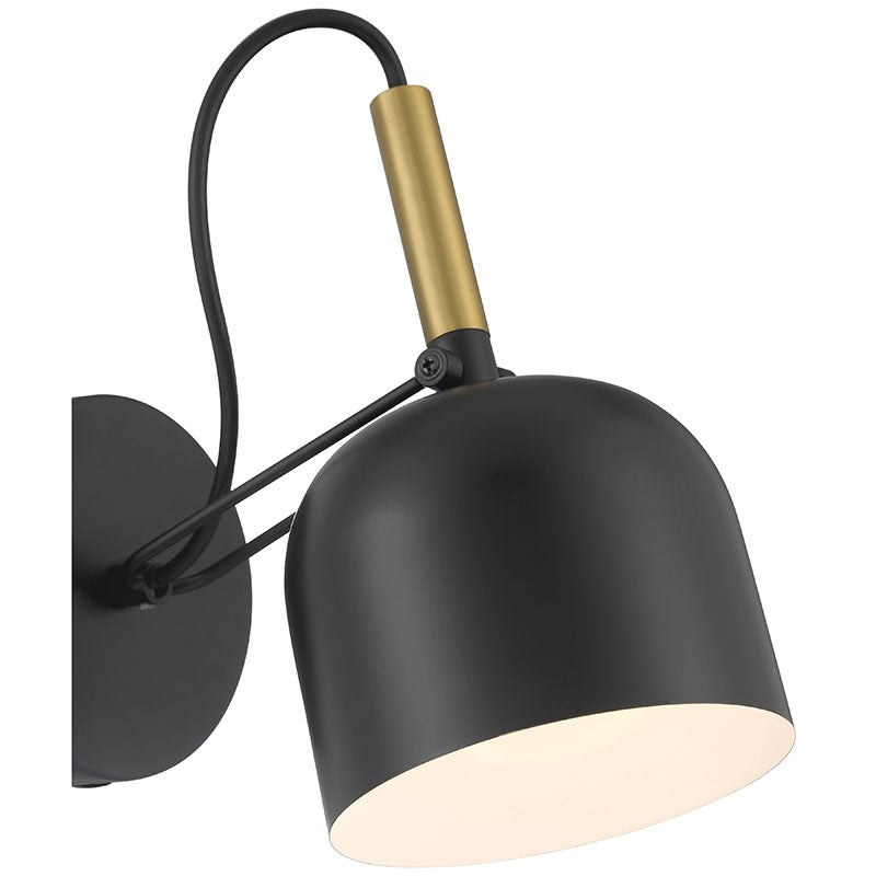 Access - 72018LEDD-BWA - LED Reading Light - Porto - Black with Antique Brushed Brass