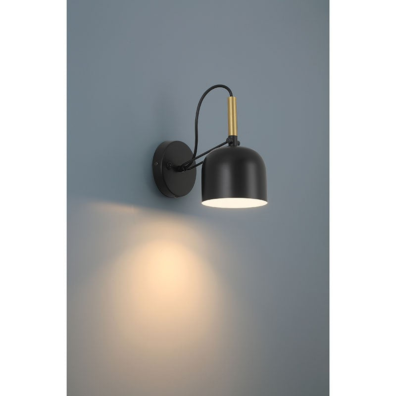 Access - 72018LEDD-BWA - LED Reading Light - Porto - Black with Antique Brushed Brass