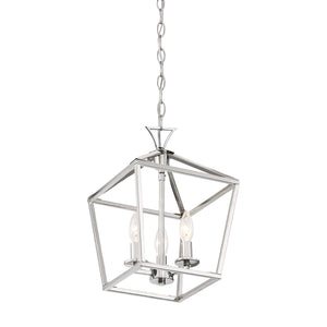 Savoy House - 3-420-3-109 - Three Light Pendant - Townsend - Polished Nickel