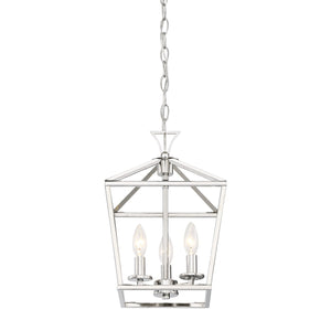 Savoy House - 3-420-3-109 - Three Light Pendant - Townsend - Polished Nickel