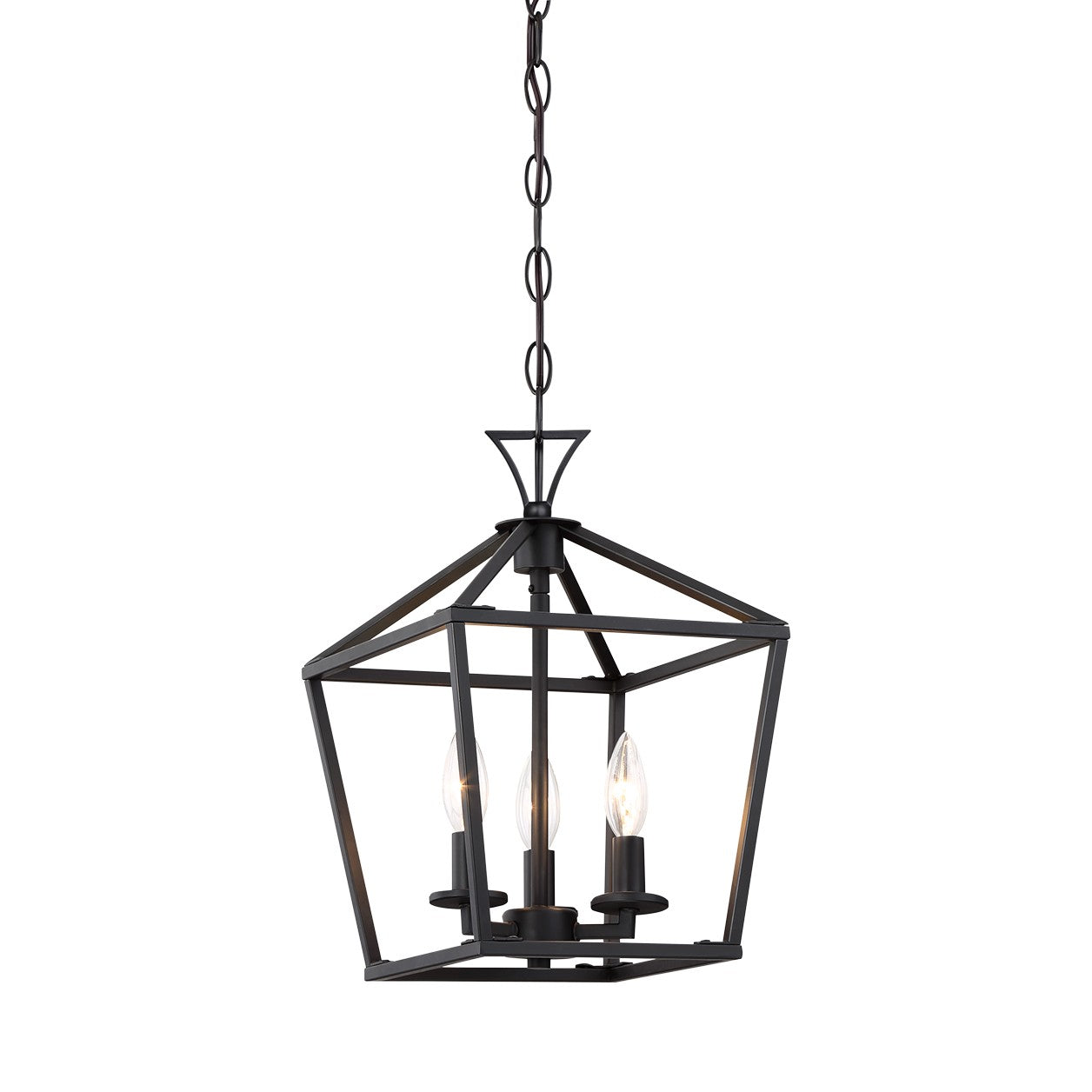 Savoy House - 3-420-3-89 - Three Light Pendant - Townsend - Matte Black