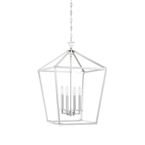 Savoy House - 3-421-4-109 - Four Light Pendant - Townsend - Polished Nickel