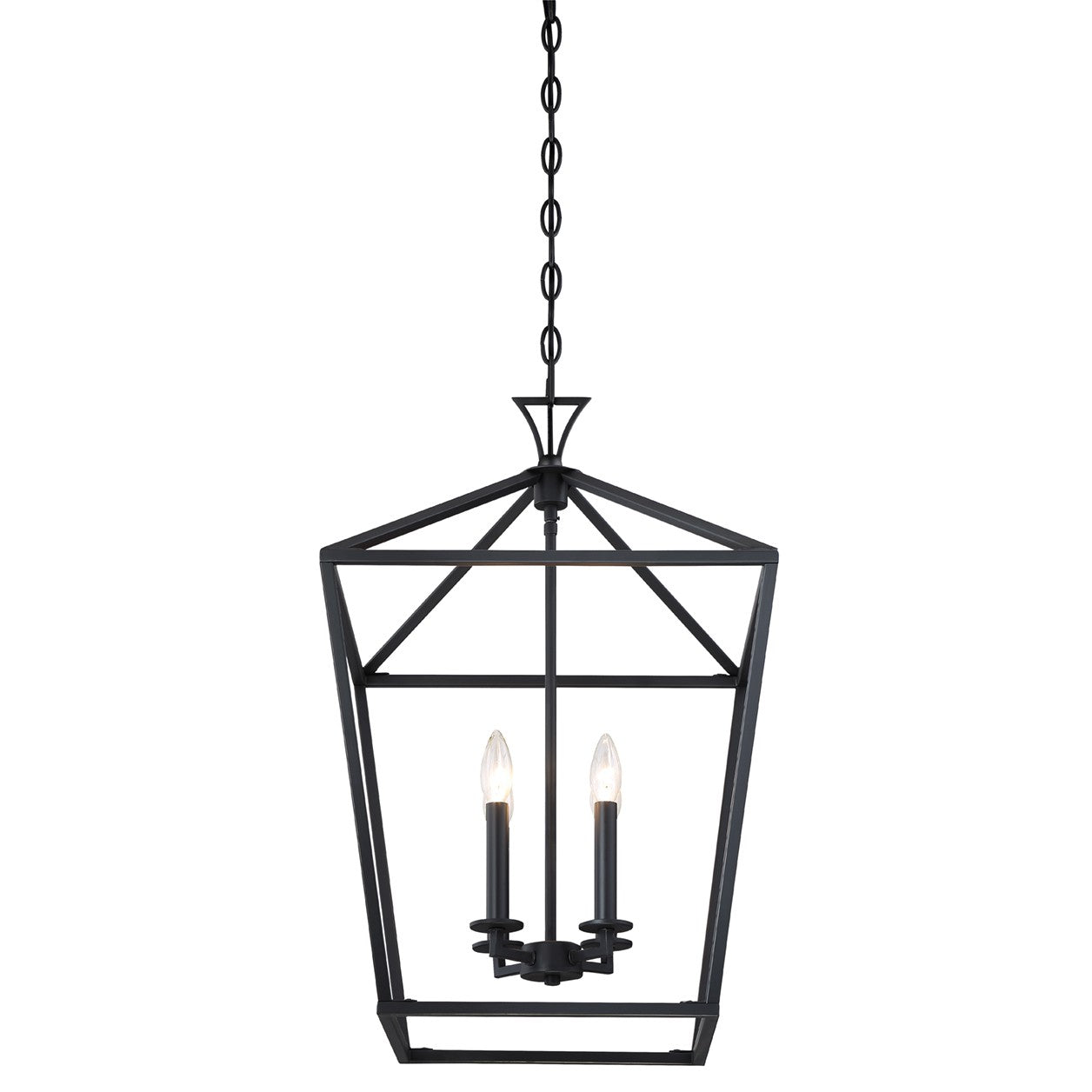 Savoy House - 3-421-4-89 - Four Light Pendant - Townsend - Matte Black