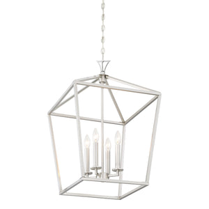 Savoy House - 3-421-4-SN - Four Light Pendant - Townsend - Satin Nickel