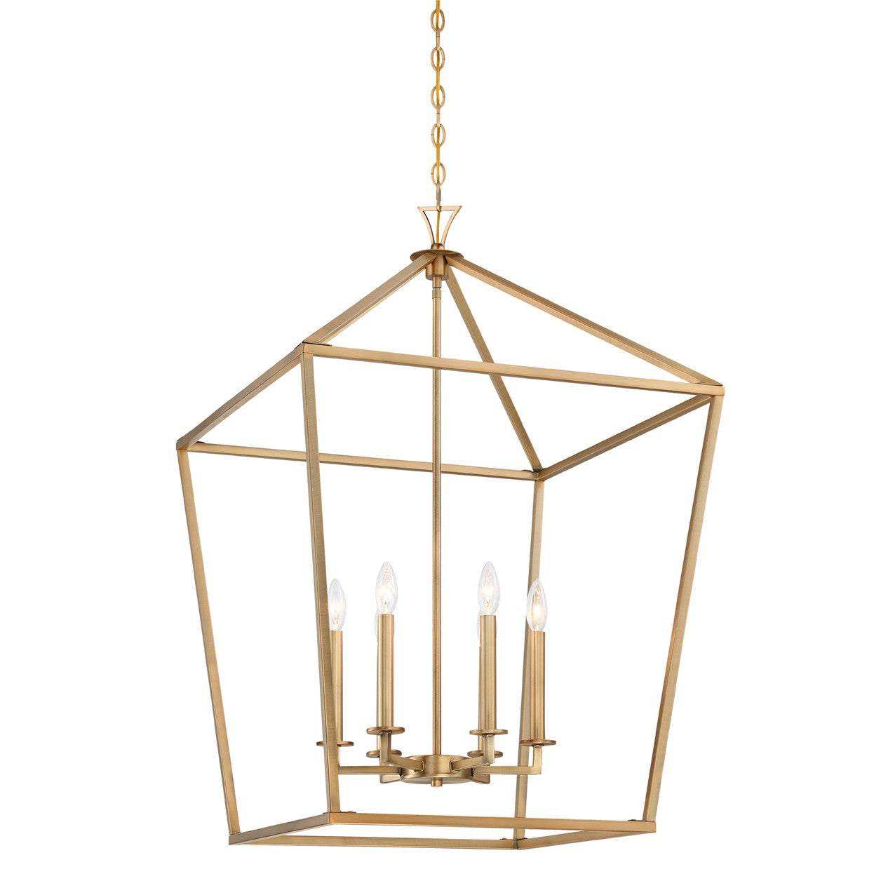 Savoy House - 3-422-6-322 - Six Light Pendant - Townsend - Warm Brass