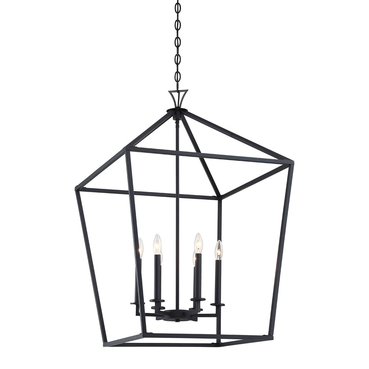 Savoy House - 3-422-6-89 - Six Light Pendant - Townsend - Matte Black