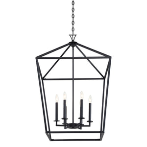 Savoy House - 3-422-6-89 - Six Light Pendant - Townsend - Matte Black