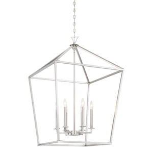 Savoy House - 3-422-6-SN - Six Light Pendant - Townsend - Satin Nickel