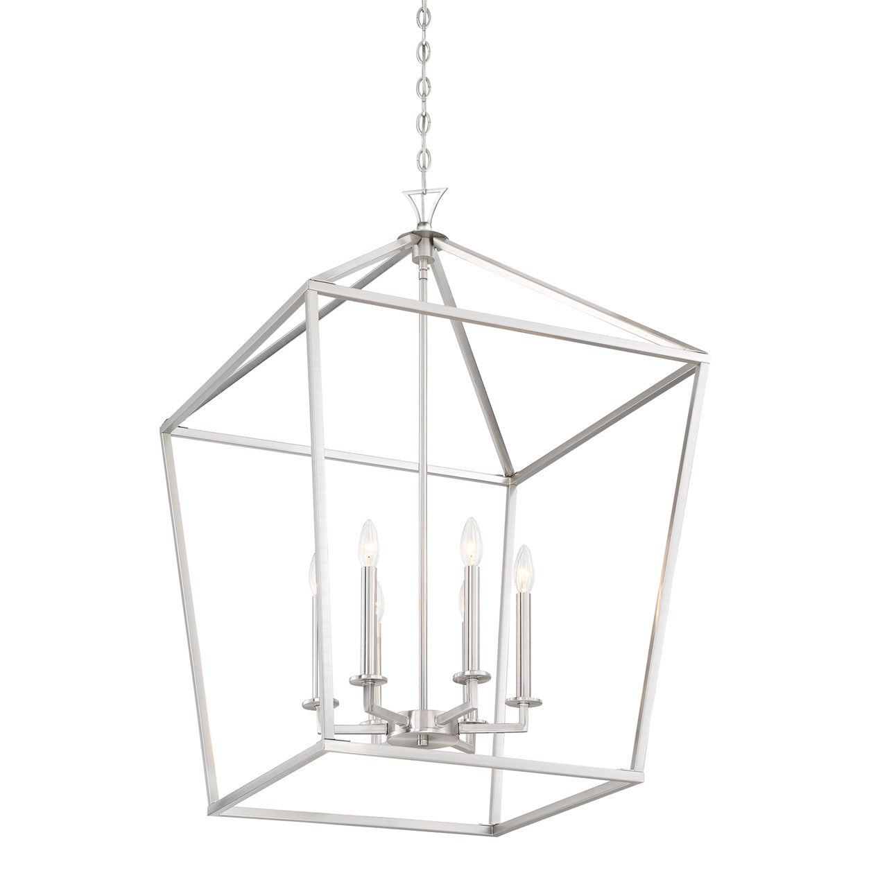 Savoy House - 3-422-6-SN - Six Light Pendant - Townsend - Satin Nickel