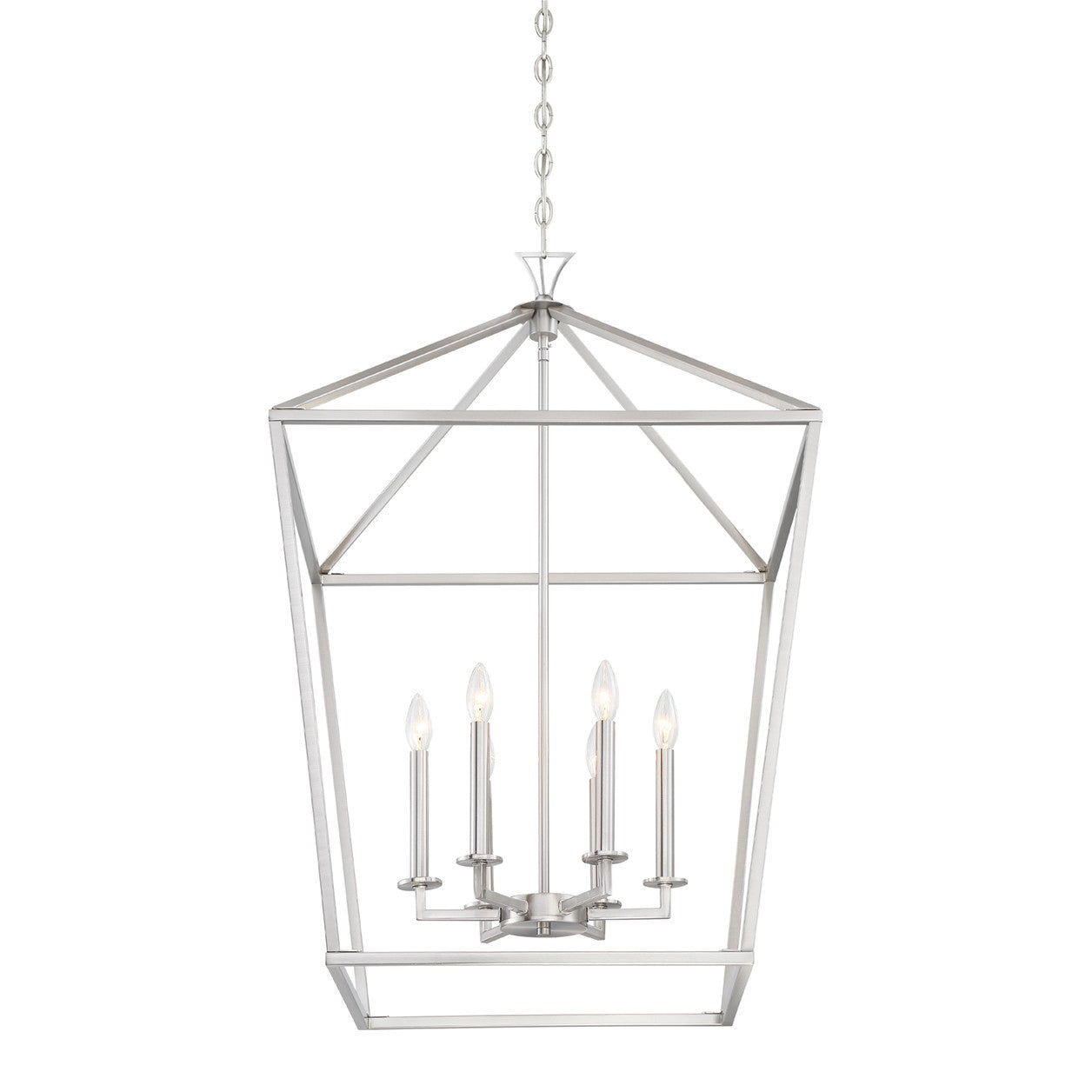 Savoy House - 3-422-6-SN - Six Light Pendant - Townsend - Satin Nickel