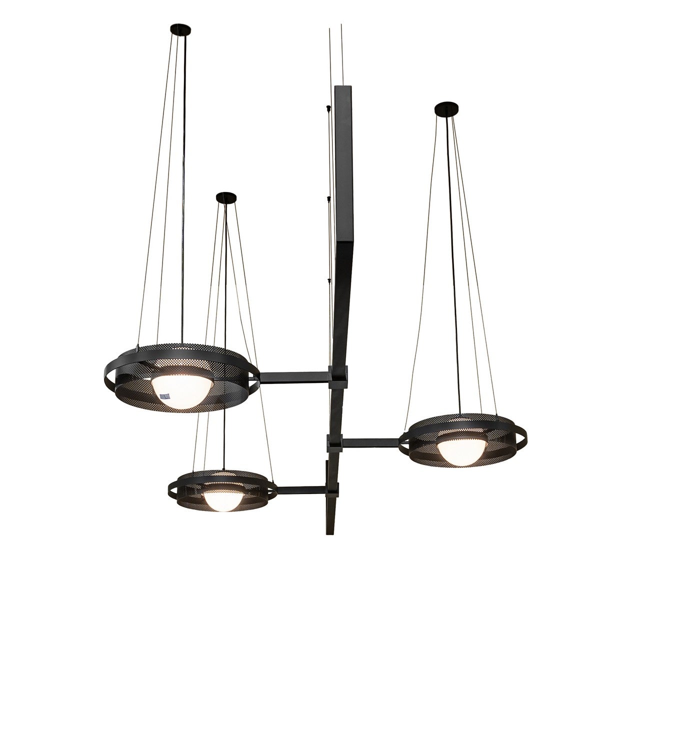 Meyda Tiffany - 252559 - LED Chandelier - Bola - Solar Black