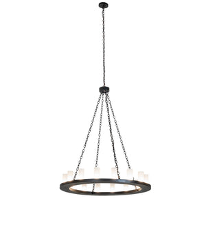 Meyda Tiffany - 258646 - 16 Light Chandelier - Loxley - Textured Black