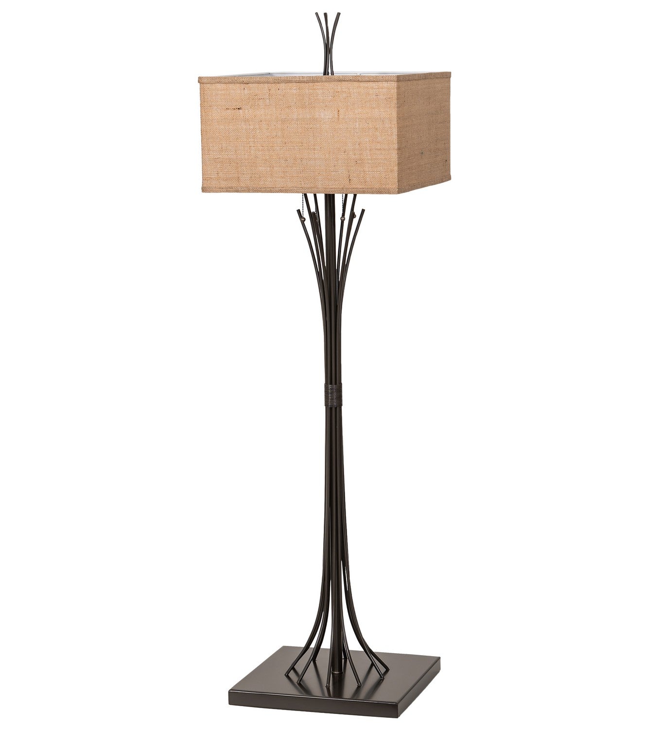 Meyda Tiffany - 259968 - Four Light Floor Lamp - Ramus - Timeless Bronze