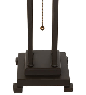 Meyda Tiffany - 262041 - Two Light Table Lamp - Cross Mission - Mahogany Bronze