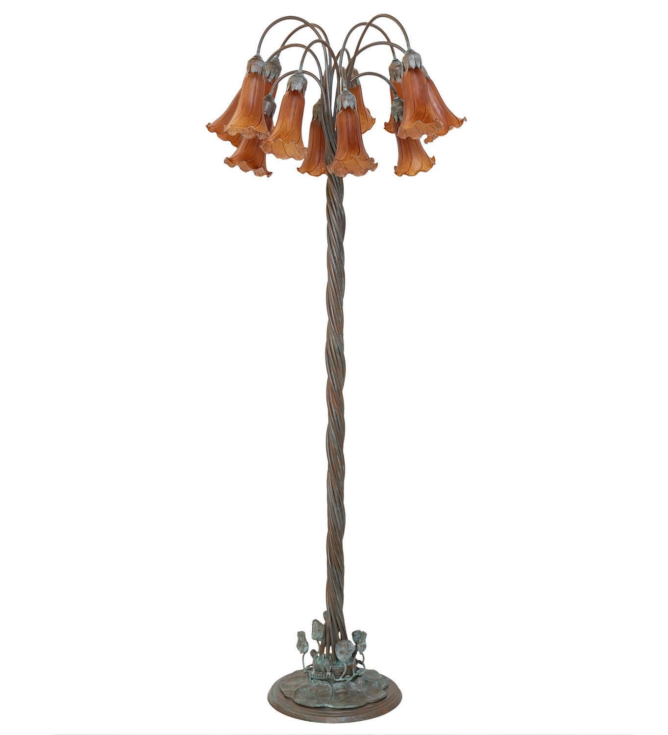 Meyda Tiffany - 262114 - 12 Light Floor Lamp - Amber - Bronze