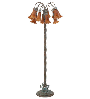 Meyda Tiffany - 262114 - 12 Light Floor Lamp - Amber - Bronze