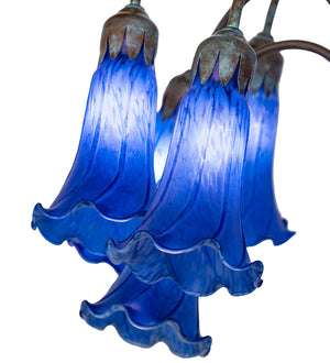 Meyda Tiffany - 262117 - 12 Light Floor Lamp - Blue - Bronze