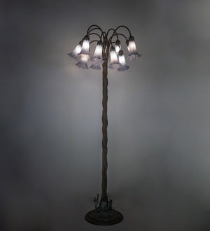 Meyda Tiffany - 262121 - 12 Light Floor Lamp - Gray - Bronze