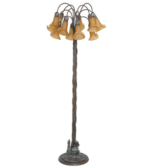 Meyda Tiffany - 262122 - 12 Light Floor Lamp - Amber - Bronze