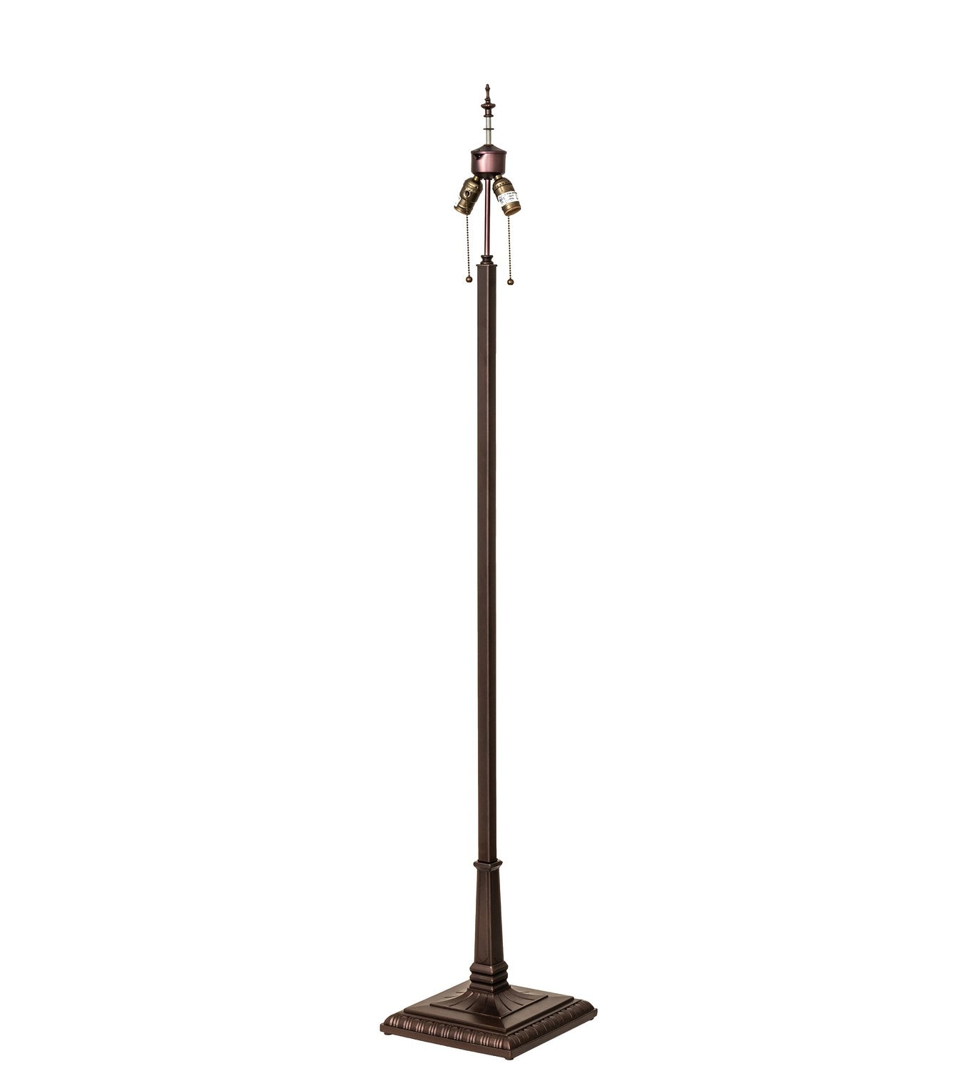 Meyda Tiffany - 262542 - Two Light Floor Lamp - Poker Face - Mahogany Bronze