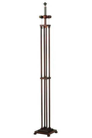 Meyda Tiffany - 262581 - Two Light Floor Lamp - Poker Face - Mahogany Bronze