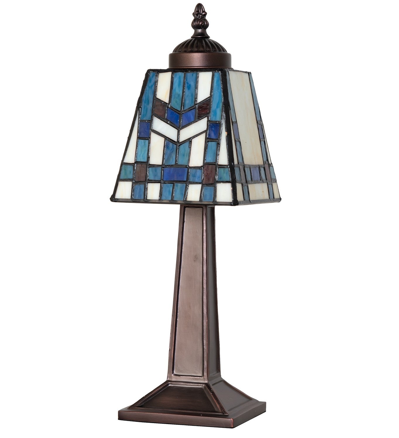 Meyda Tiffany - 262770 - One Light Mini Lamp - Prairie Wheat - Mahogany Bronze