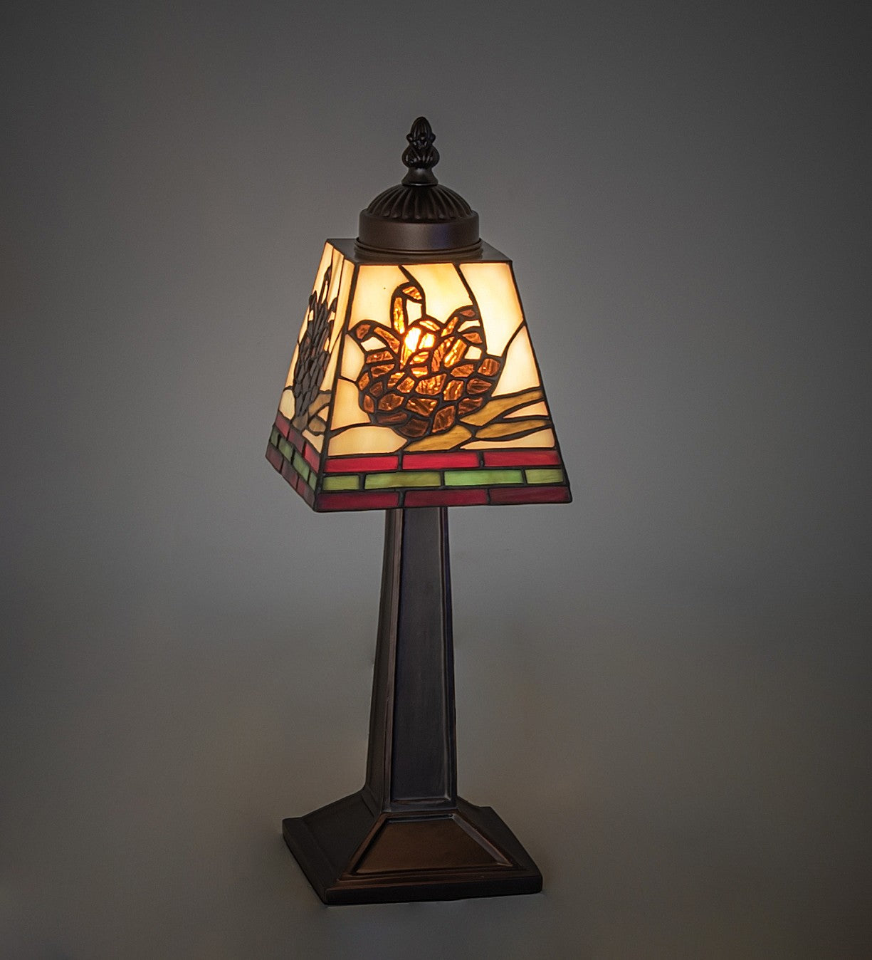 Meyda Tiffany - 262792 - One Light Mini Lamp - Pinecone