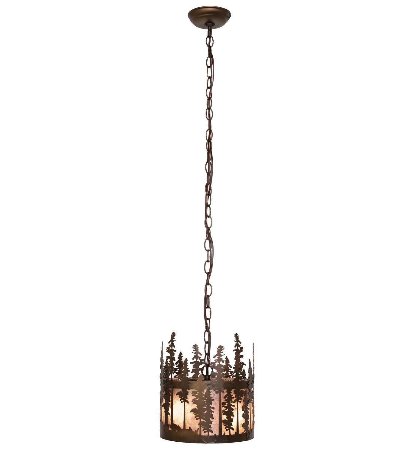 Meyda Tiffany - 260024 - Three Light Pendant - Tall Pines - Antique Copper