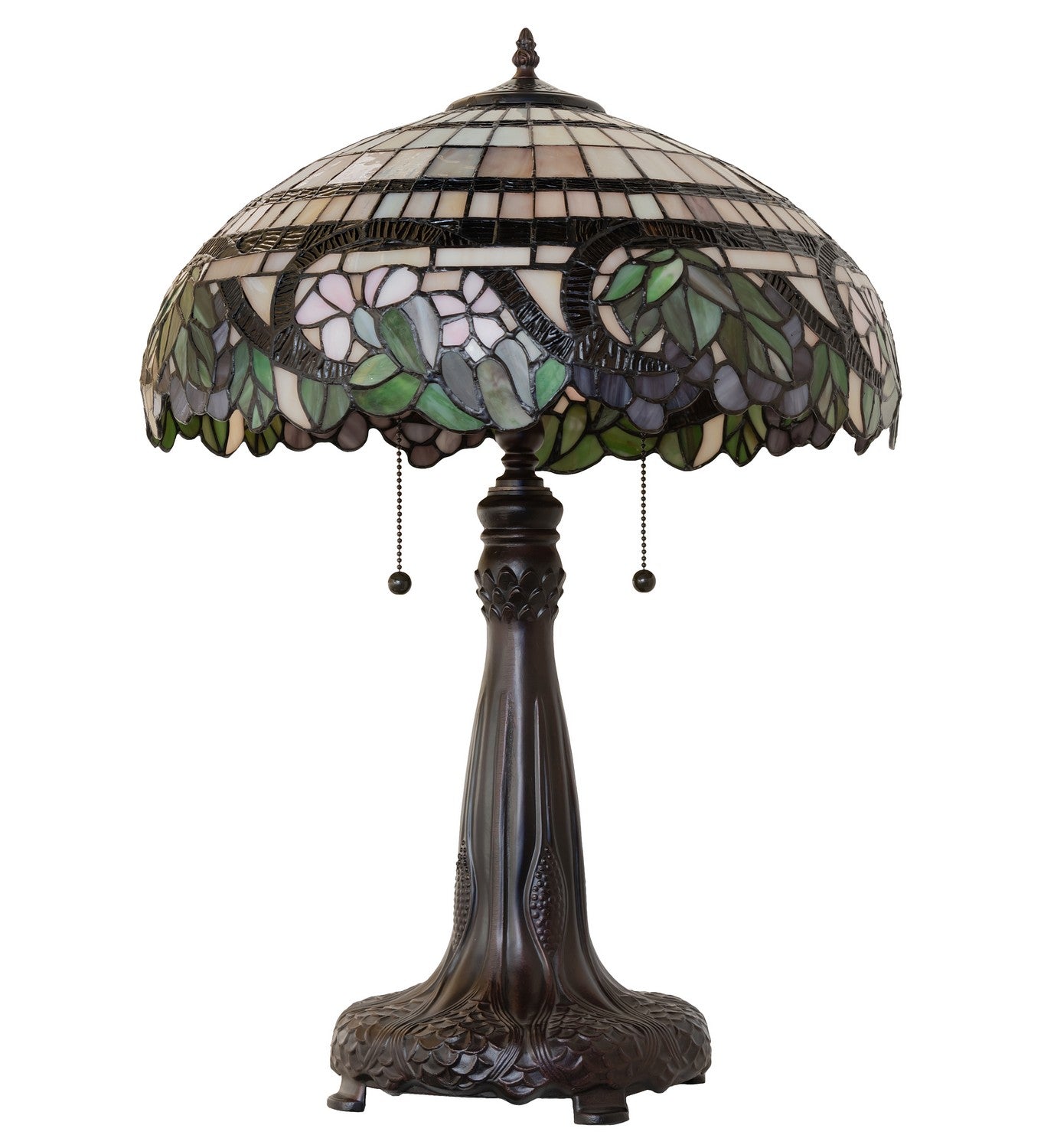 Meyda Tiffany - 263212 - Two Light Table Lamp - Handel Grapevine