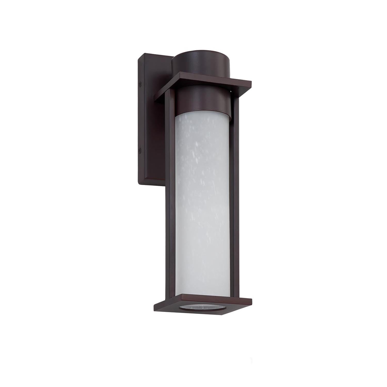 Justice Designs - FSN-7161W-ETCH-MBLK - LED Outdoor Wall Sconce - Fusion - Matte Black