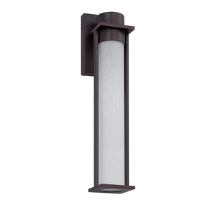 Justice Designs - FSN-7164W-ETCH-MBLK - LED Outdoor Wall Sconce - Fusion - Matte Black