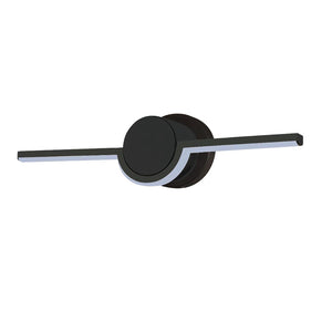 Justice Designs - NSH-9081-MBLK - LED Linear Wall/Bath - Semicirculo - Matte Black