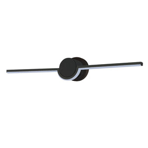 Justice Designs - NSH-9085-MBLK - LED Linear Wall/Bath - Semicirculo - Matte Black