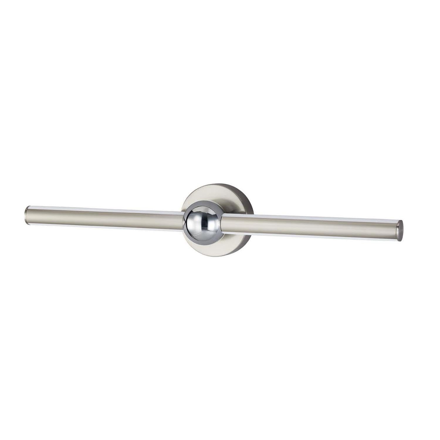 Justice Designs - NSH-9125-NCCR - LED Linear Wall/Bath - Arzy - Brushed Nickel w/ Chrome