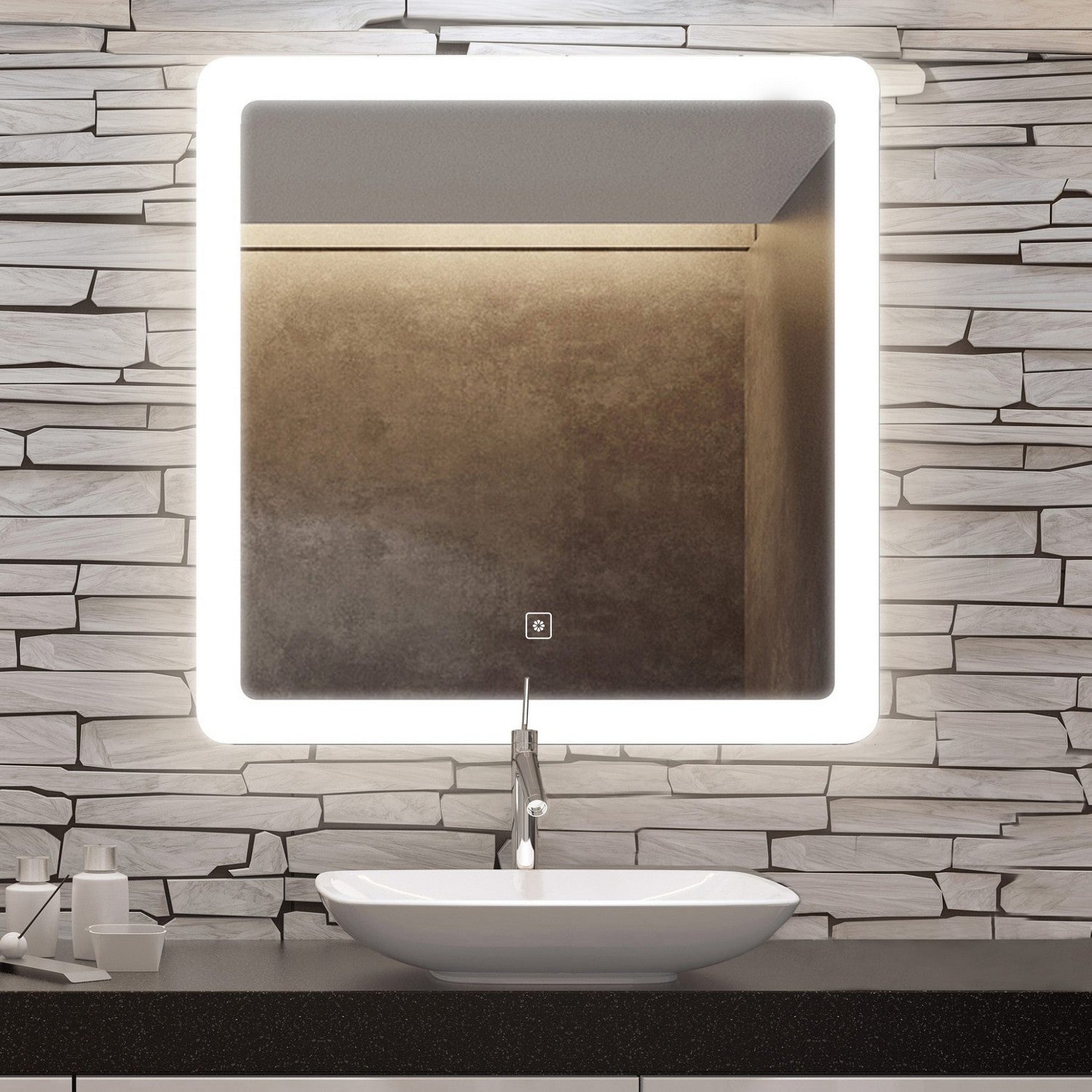 Electric Mirror - EYL-3636-KG - LED Lighted Mirror - Eyla