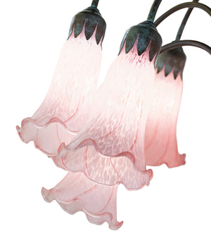 Meyda Tiffany - 18255 - 12 Light Floor Lamp - Pink - Bronze