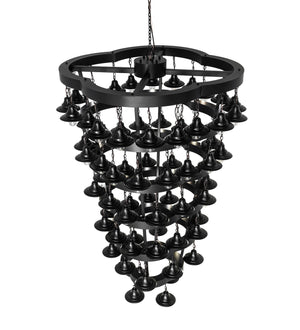 Meyda Tiffany - 257009 - LED Chandelier - Cretella - Solar Black