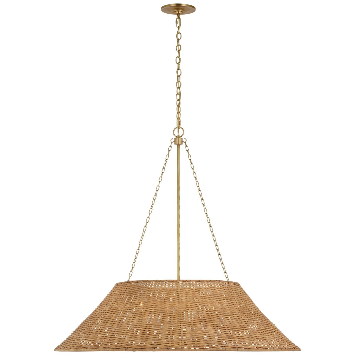 Visual Comfort Signature - MF 5036SB-NTW - LED Pendant - Corinne - Soft Brass