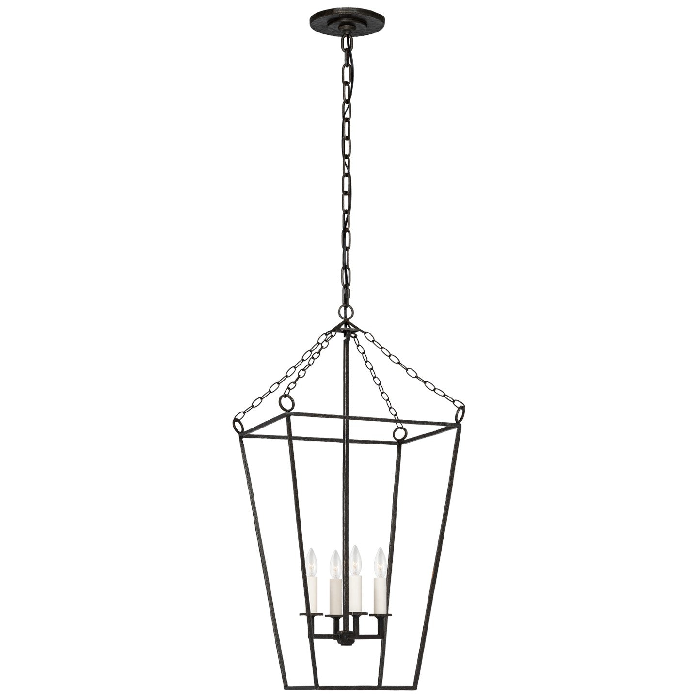 Visual Comfort Signature - MF 5102AI - LED Lantern - Malloy - Aged Iron