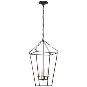 Visual Comfort Signature - MF 5102AI - LED Lantern - Malloy - Aged Iron