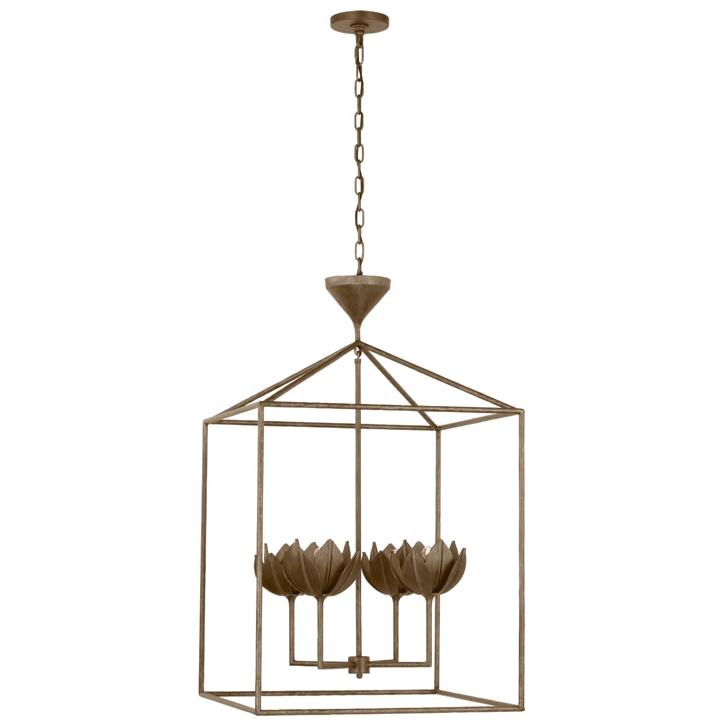 Visual Comfort Signature - JN 5303ABL - LED Pendant - Alberto - Antique Bronze Leaf