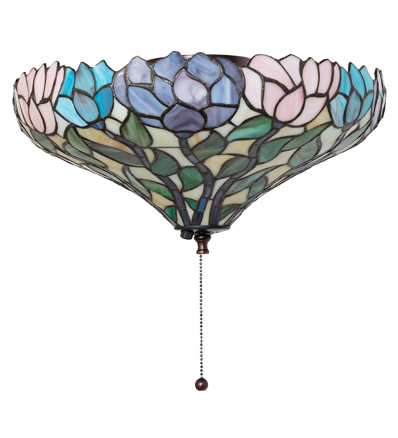 Meyda Tiffany - 263352 - Three Light Fan Light Fixture - Wisteria