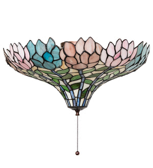 Meyda Tiffany - 263353 - Three Light Fan Light Fixture - Wisteria