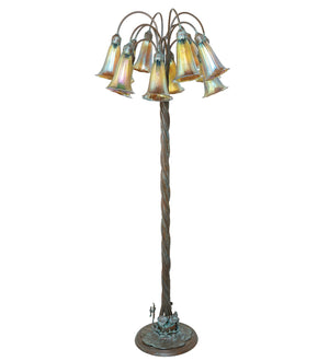 Meyda Tiffany - 264644 - 12 Light Floor Lamp - Amber - Weathered Bronze