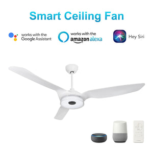 Carro - VS563F-L13-W1-1 - 56"Smart Ceiling Fan - Fletcher - White