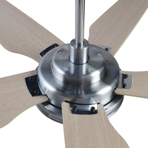 Carro - VS525S-L13-S6-1 - 52"Smart Ceiling Fan - Elira - Silver