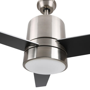 Carro - VWGS-523A-L11-S4-1 - 52"Smart Ceiling Fan - Raiden - Silver