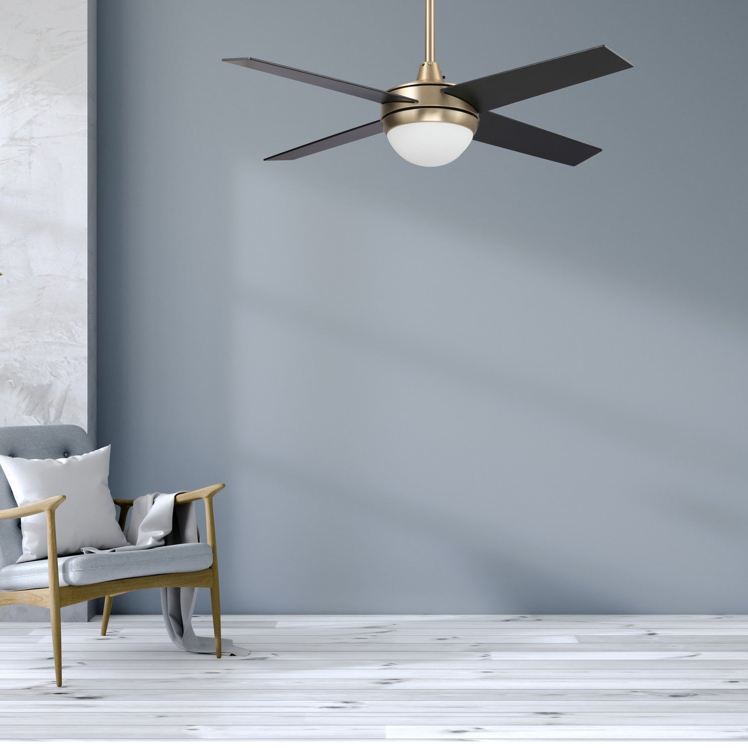 Carro - VWGS-484C-L11-G2-1 - 48"Smart Ceiling Fan - Neva - Gold