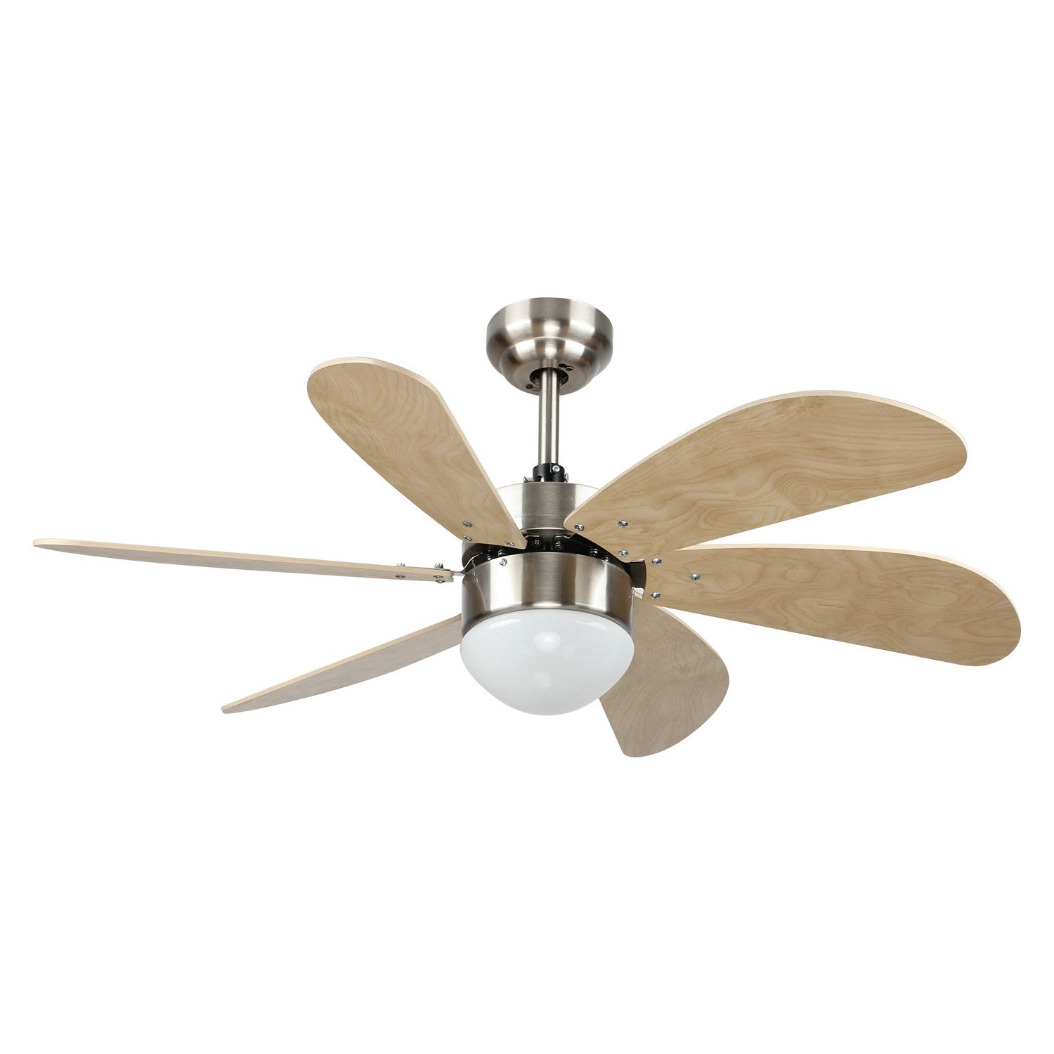 Carro - VWGS-386E-L11-SE-1 - 38"Smart Ceiling Fan - Metanoia - Silver