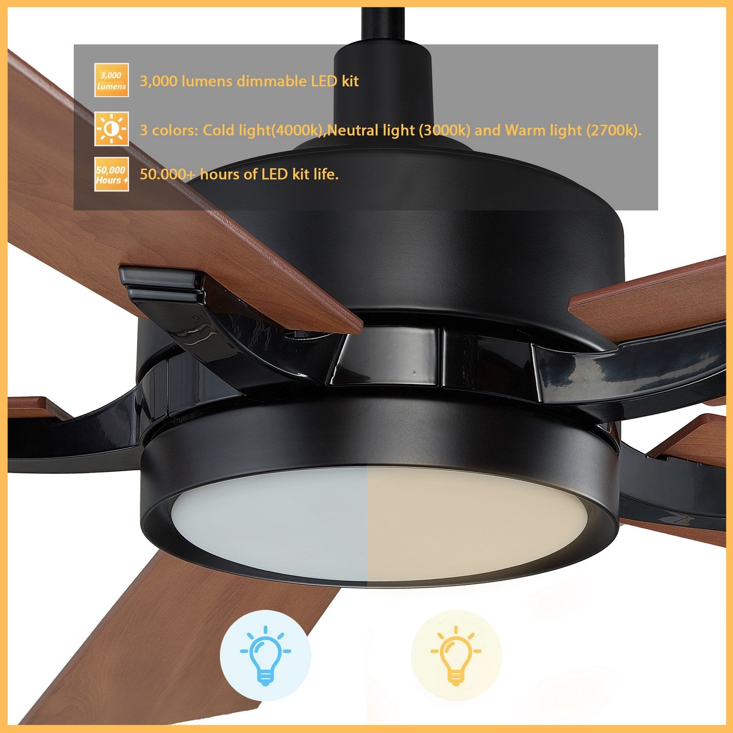 Carro - VS565E-L12-B3-1 - 56"Smart Ceiling Fan - Appleton - Black